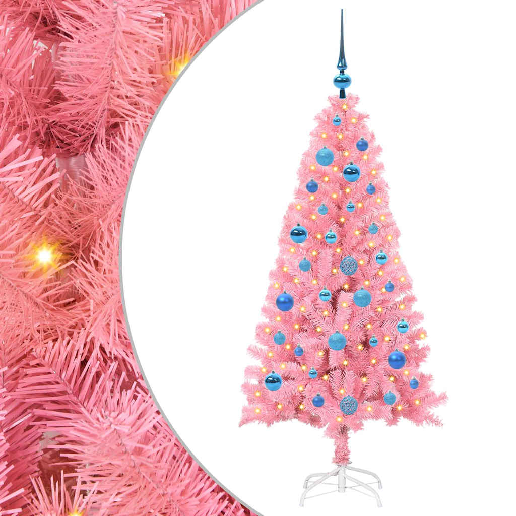 Christmas Tree Pink 150 cm PVC