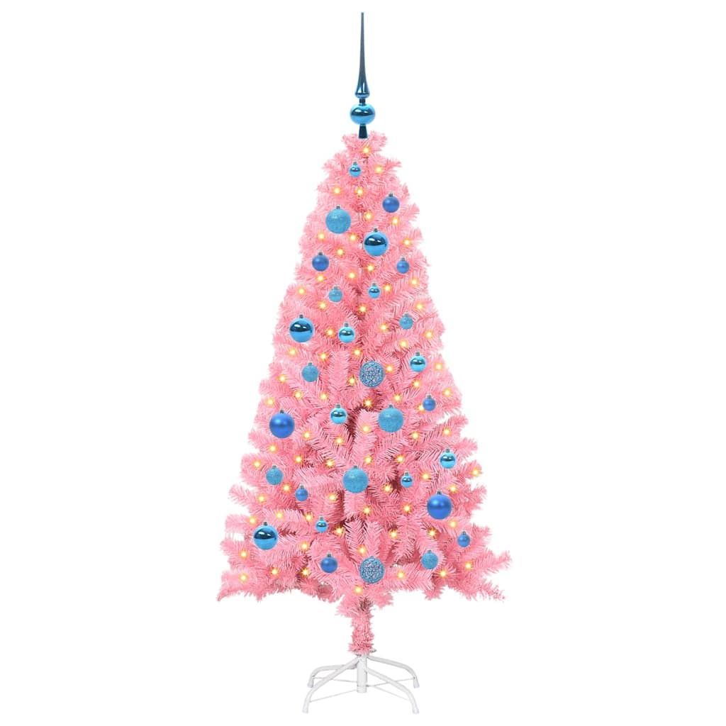 Christmas Tree Pink 150 cm PVC