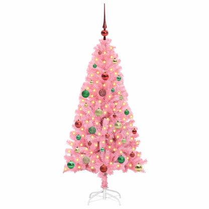 Christmas Tree Pink 150 cm PVC