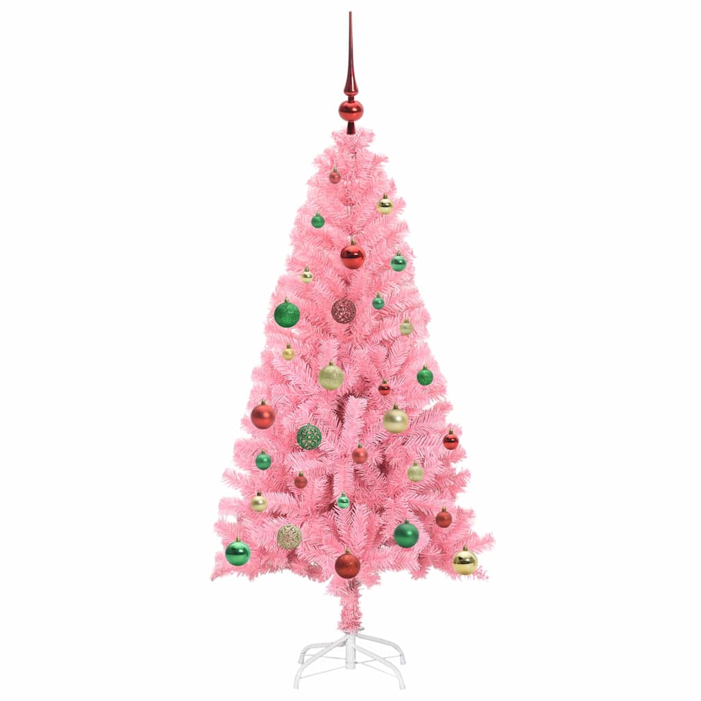 Christmas Tree Pink 150 cm PVC