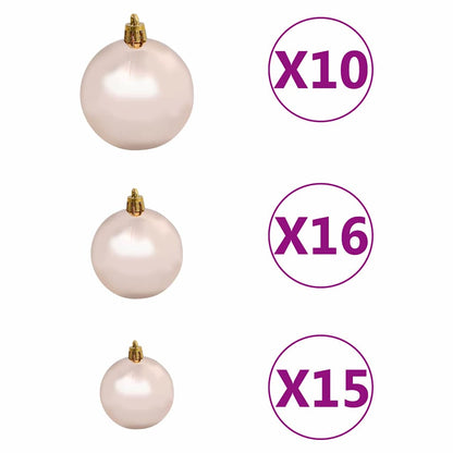 Christmas Tree Pink 180 cm PVC