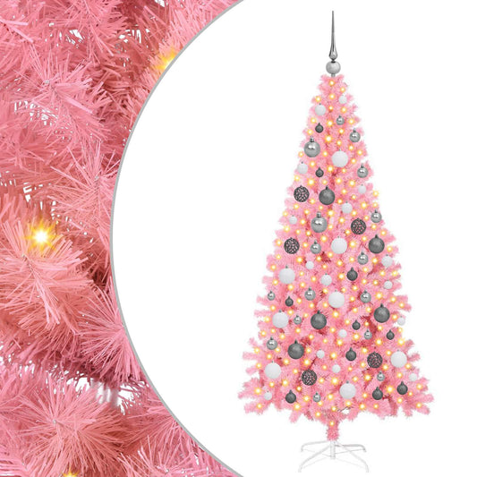 Christmas Tree Pink 180 cm PVC
