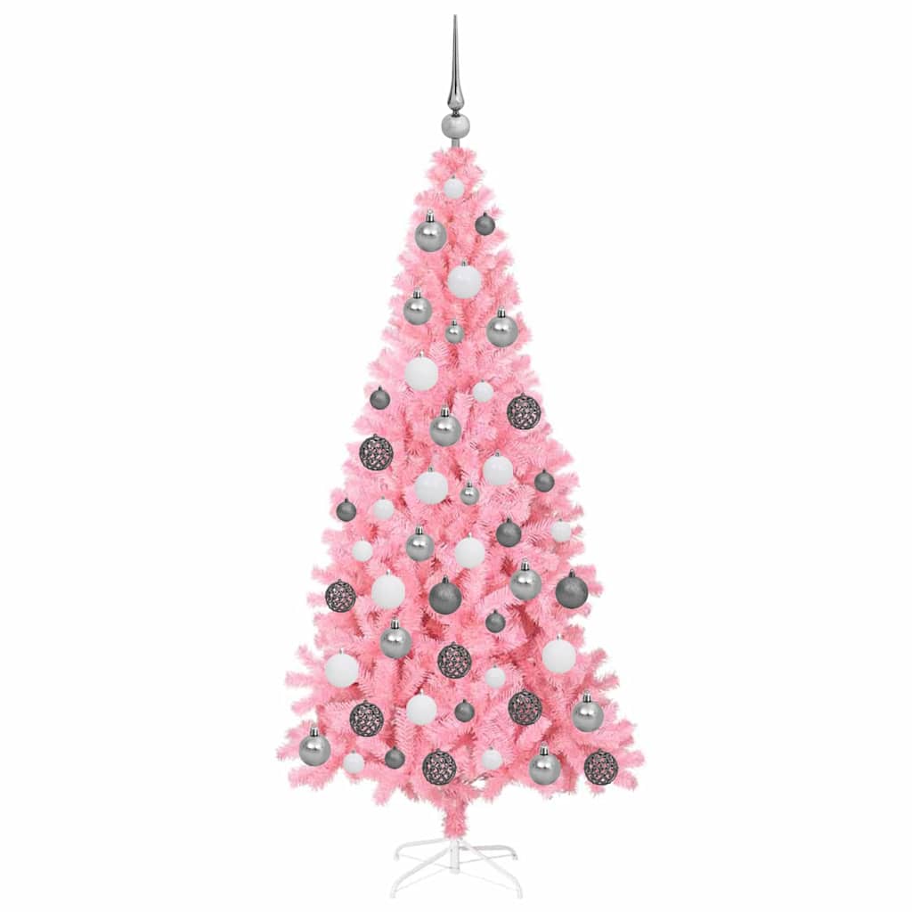 Christmas Tree Pink 180 cm PVC