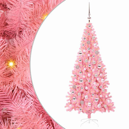 Christmas Tree Pink 180 cm PVC