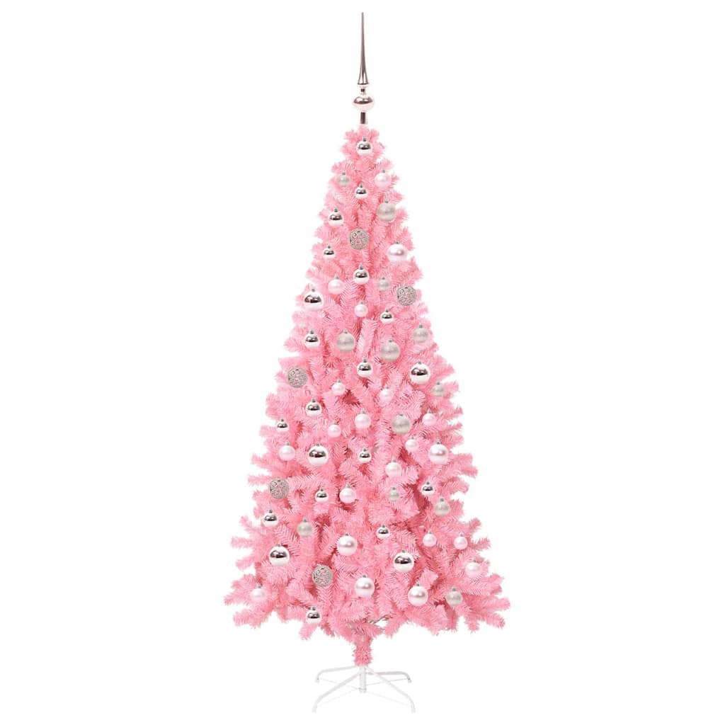 Christmas Tree Pink 180 cm PVC