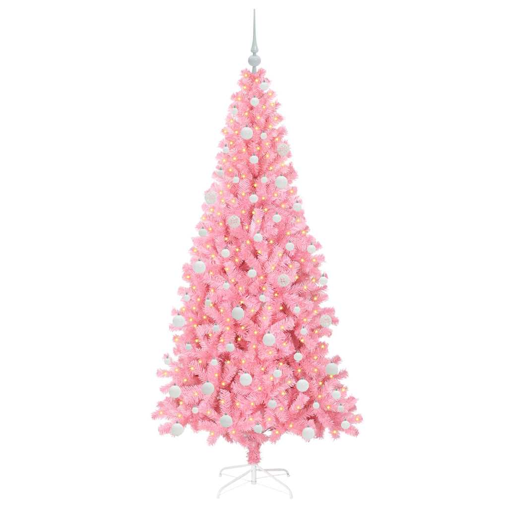 Christmas Tree Pink 180 cm PVC