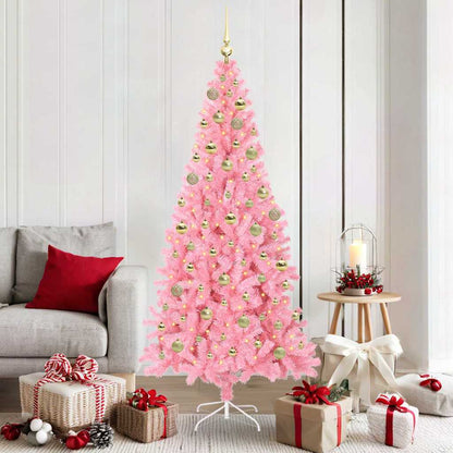 Christmas Tree Pink 180 cm PVC