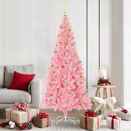 Christmas Tree Pink 180 cm PVC