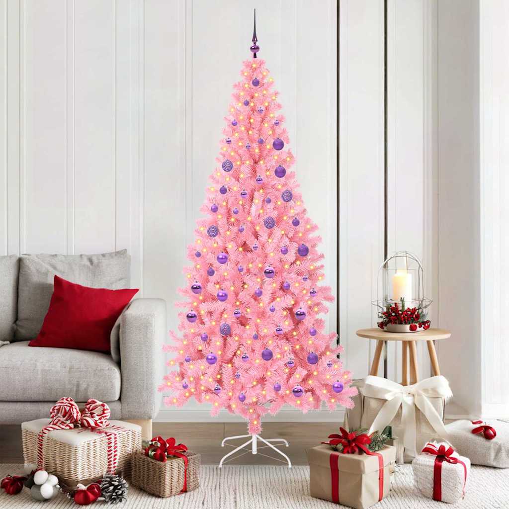 Christmas Tree Pink 180 cm PVC