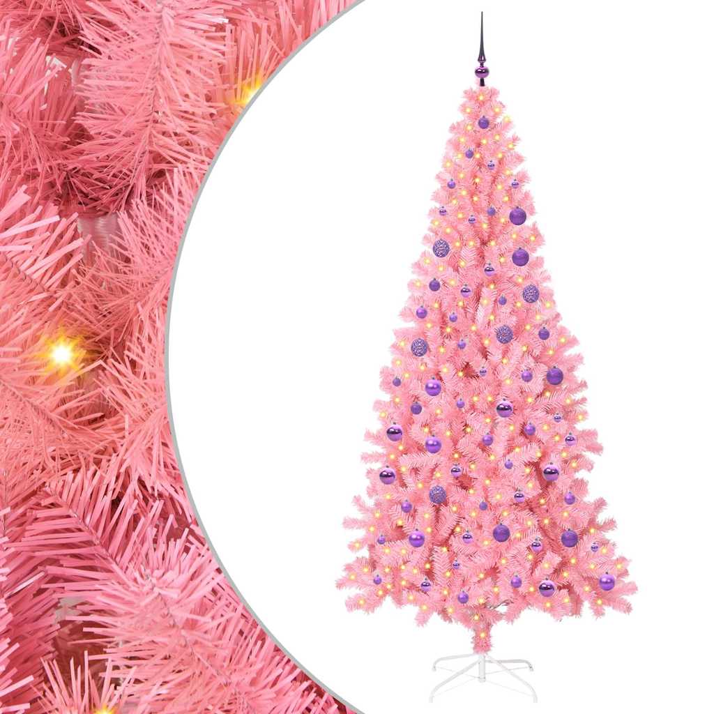 Christmas Tree Pink 180 cm PVC