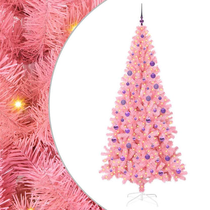Christmas Tree Pink 180 cm PVC