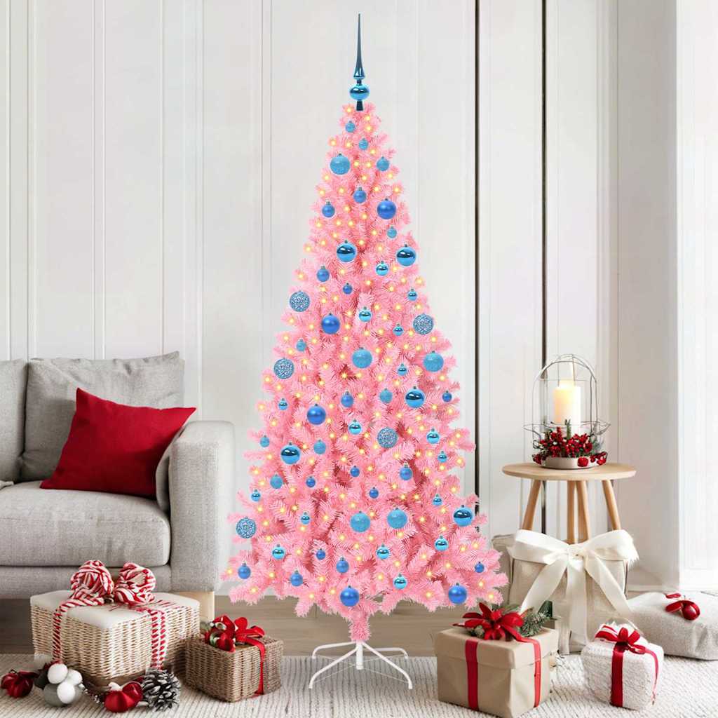 Christmas Tree Pink 180 cm PVC