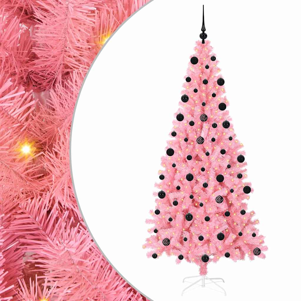 Christmas Tree Pink 210 cm PVC