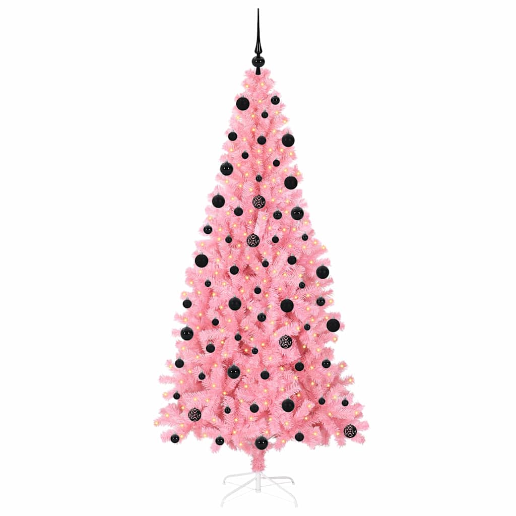 Christmas Tree Pink 210 cm PVC