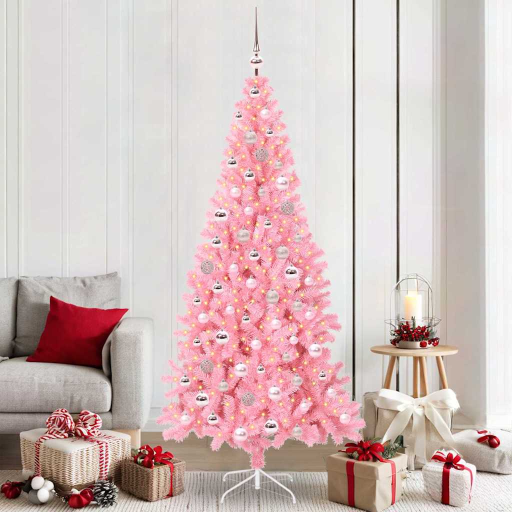 Christmas Tree Pink 210 cm PVC