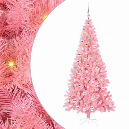 Christmas Tree Pink 210 cm PVC
