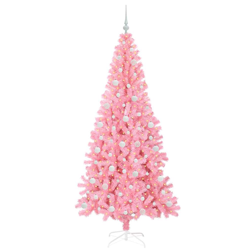 Christmas Tree Pink 210 cm PVC