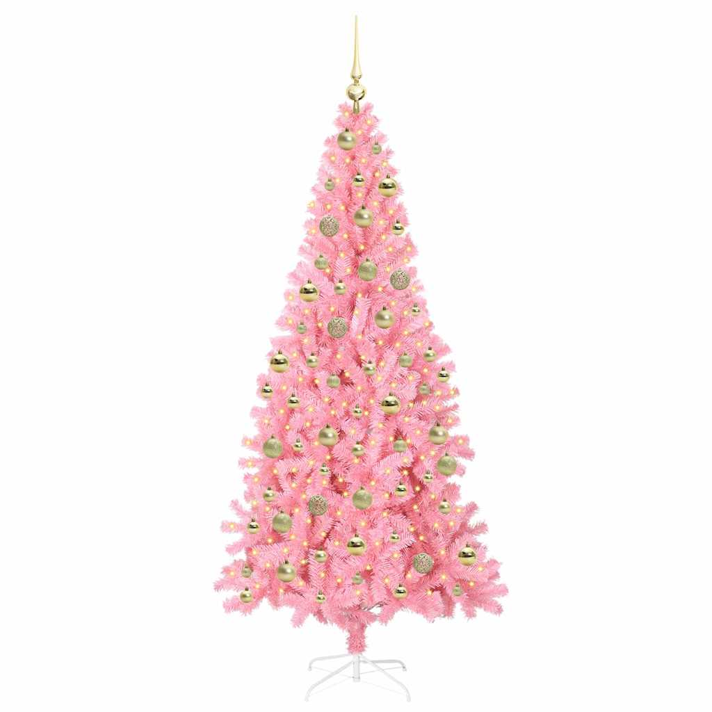 Christmas Tree Pink 210 cm PVC