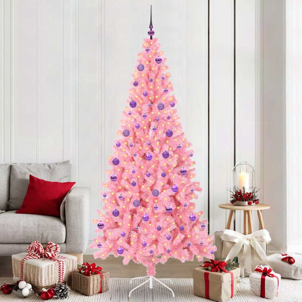 Christmas Tree Pink 210 cm PVC