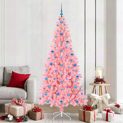 Christmas Tree Pink 210 cm PVC