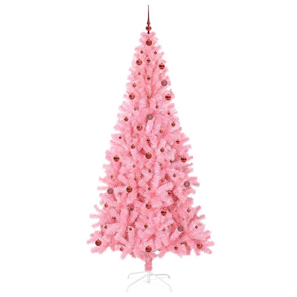 Christmas Tree Pink 240 cm PVC