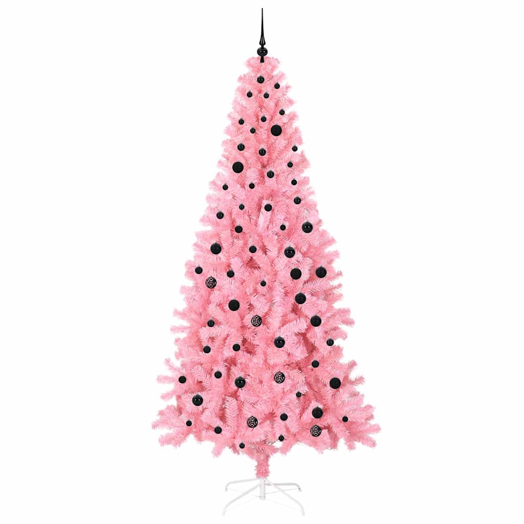 Christmas Tree Pink 240 cm PVC