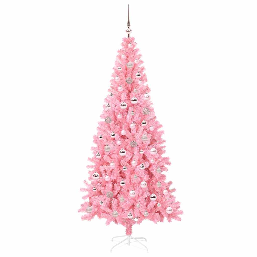 Christmas Tree Pink 240 cm PVC