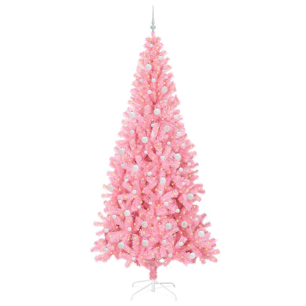 Christmas Tree Pink 240 cm PVC