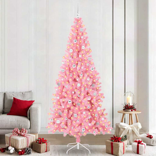 Christmas Tree Pink 240 cm PVC