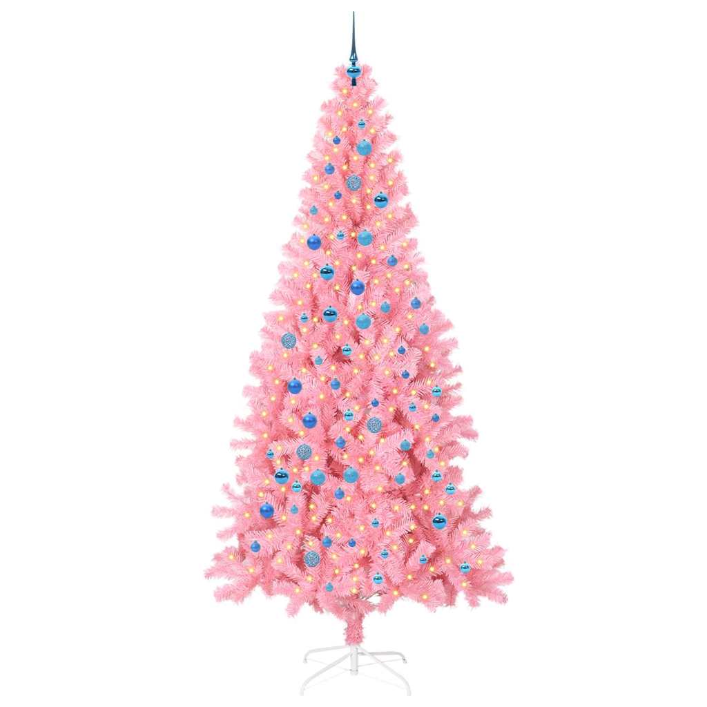 Christmas Tree Pink 240 cm PVC