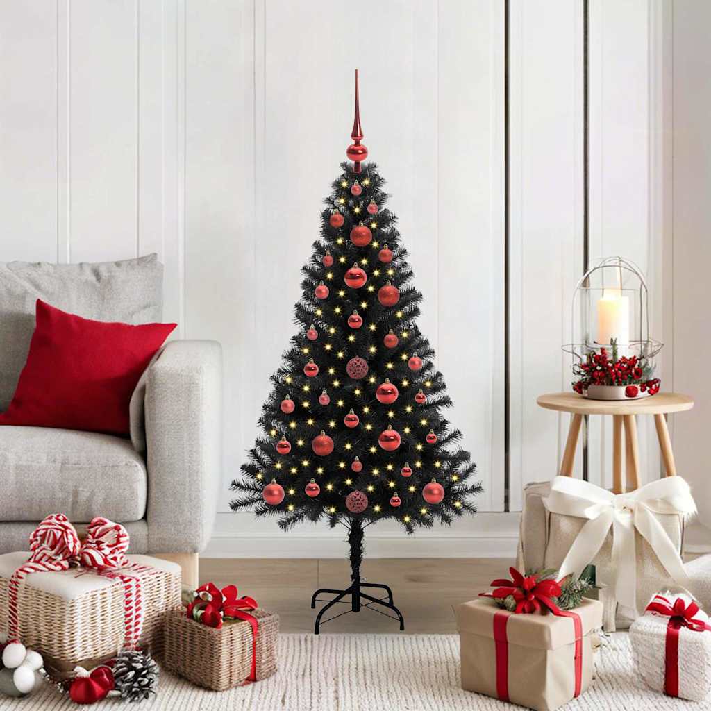 Christmas Tree Black 120 cm PVC