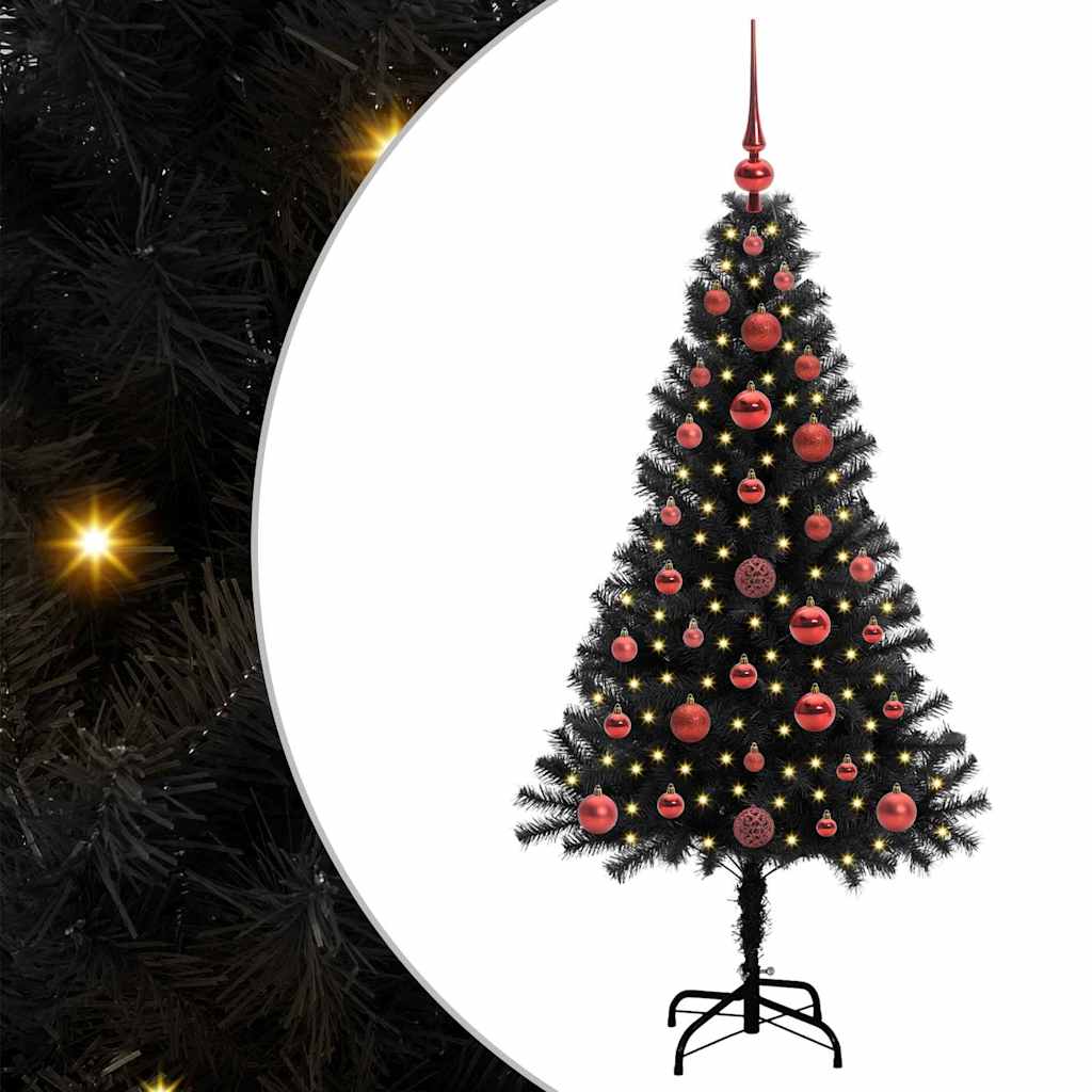 Christmas Tree Black 120 cm PVC