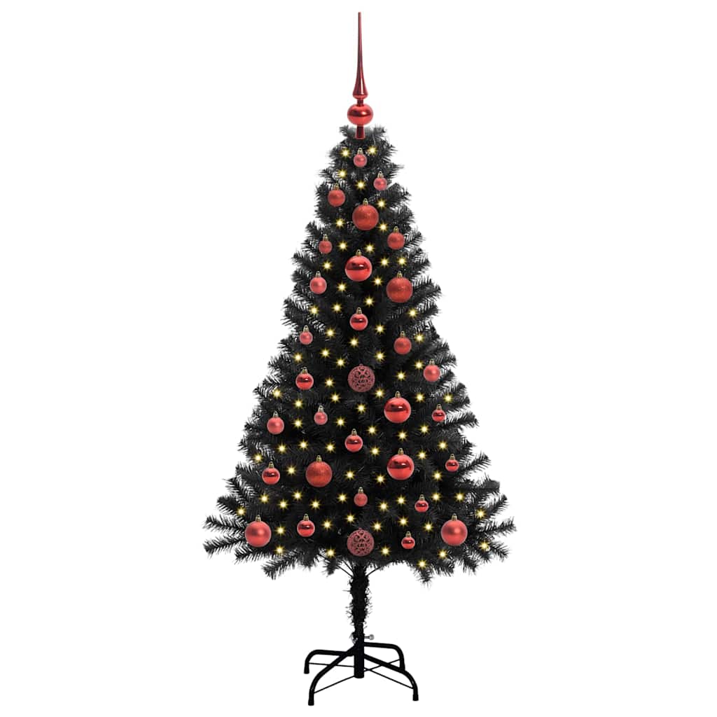 Christmas Tree Black 120 cm PVC