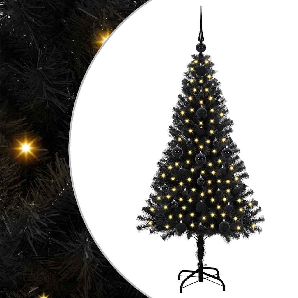 Christmas Tree Black 120 cm PVC