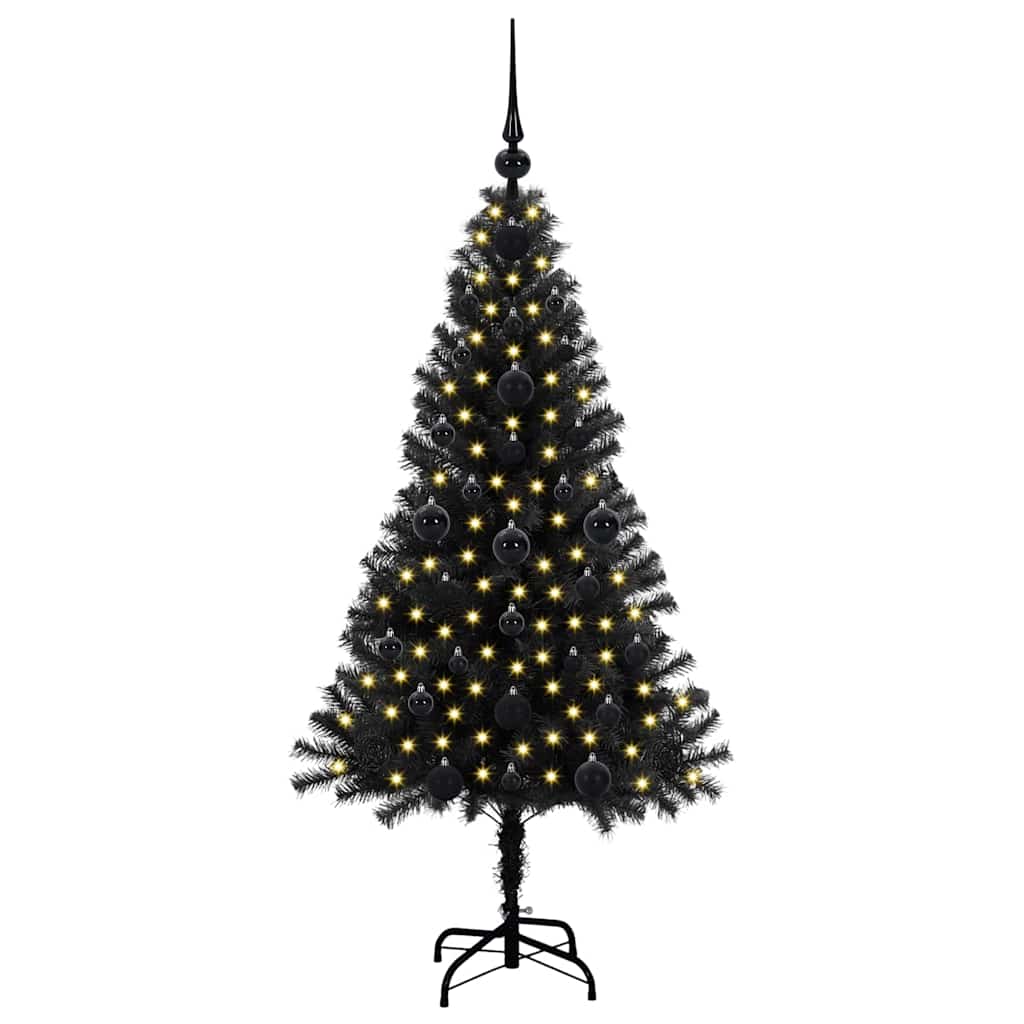 Christmas Tree Black 120 cm PVC
