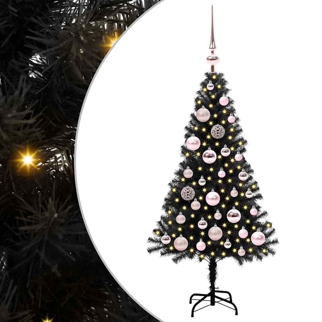 Christmas Tree Black 120 cm PVC