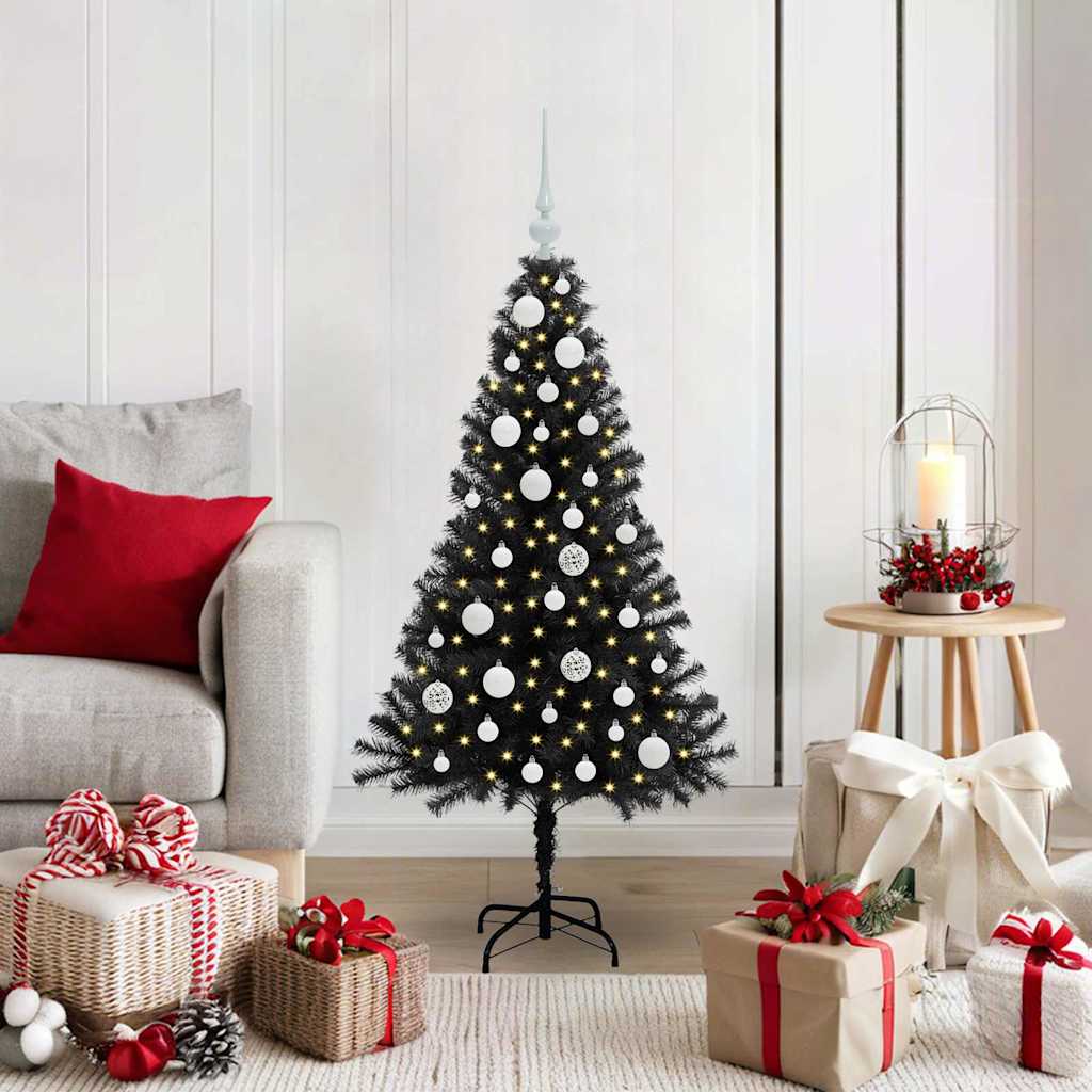 Christmas Tree Black 120 cm PVC