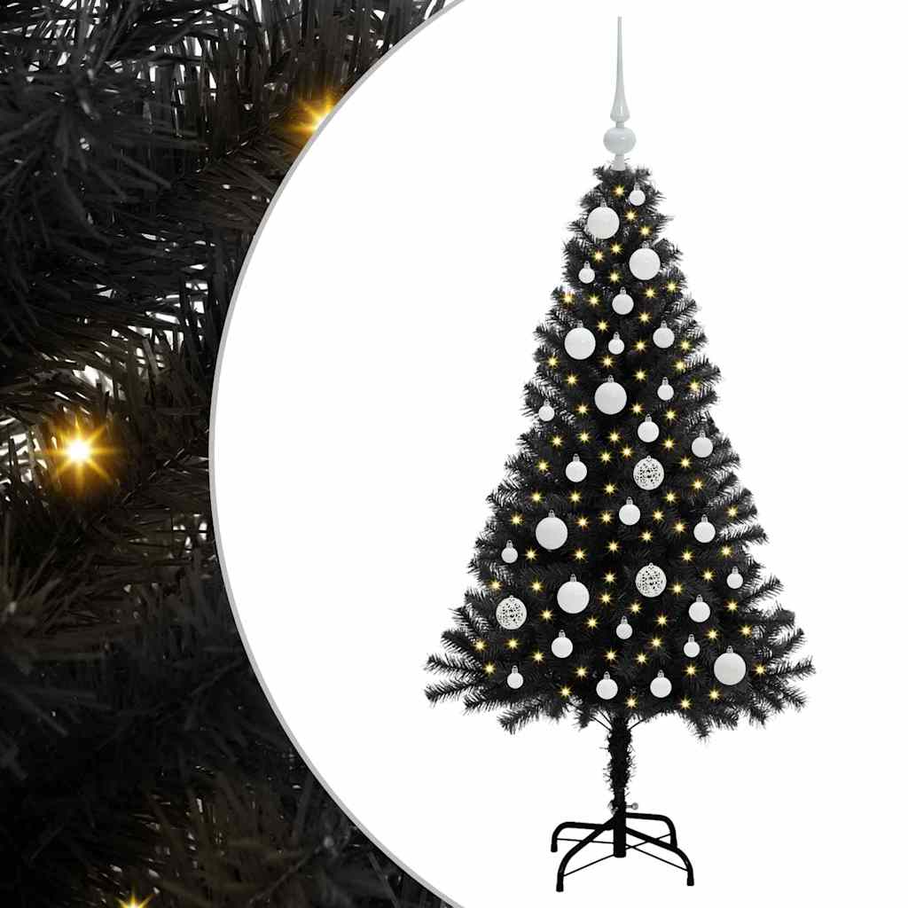 Christmas Tree Black 120 cm PVC