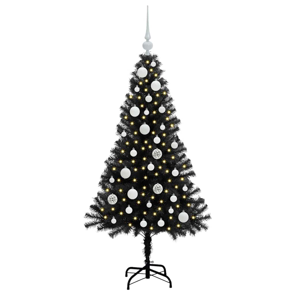Christmas Tree Black 120 cm PVC