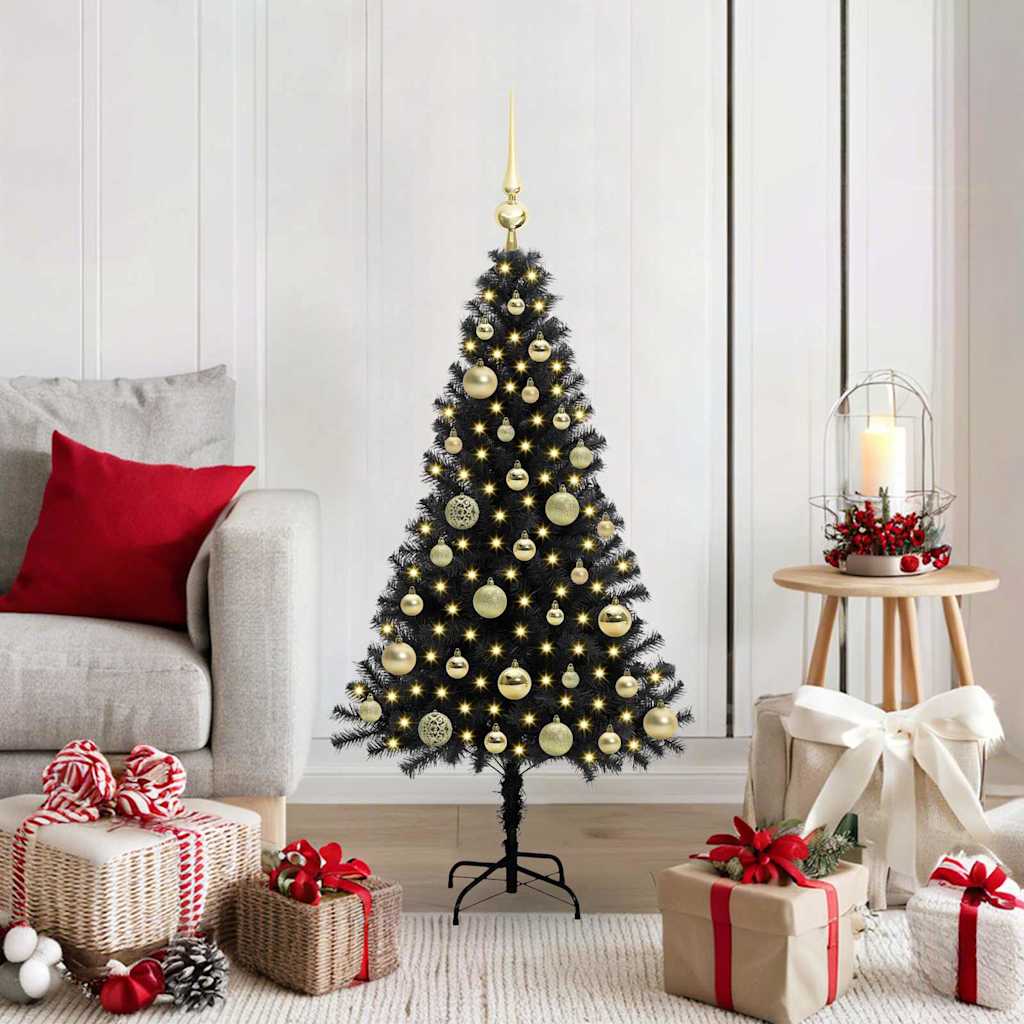 Christmas Tree Black 120 cm PVC