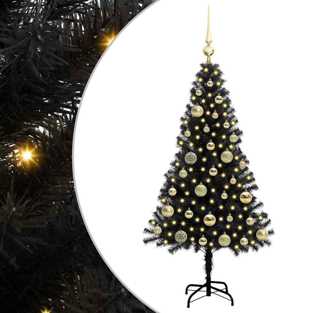 Christmas Tree Black 120 cm PVC