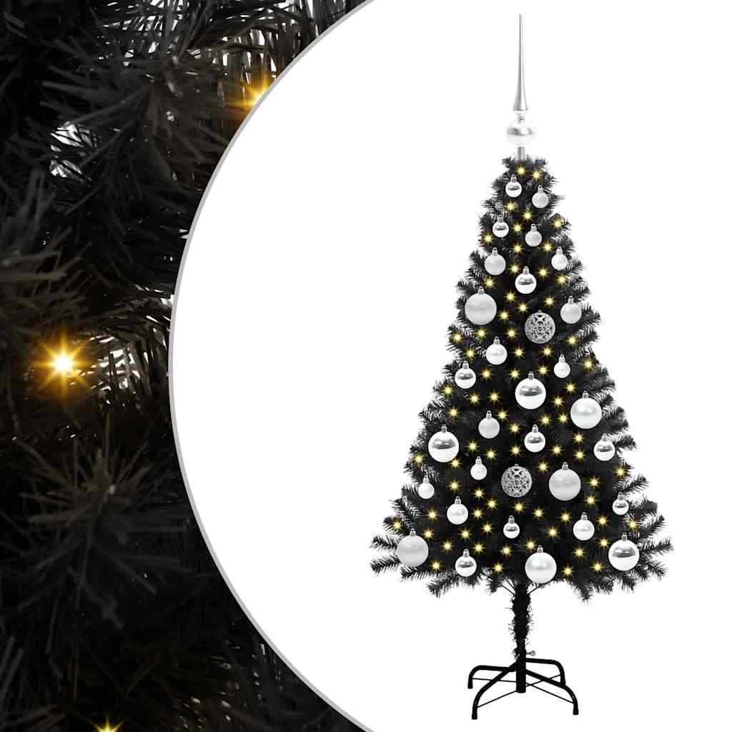 Christmas Tree Black 120 cm PVC