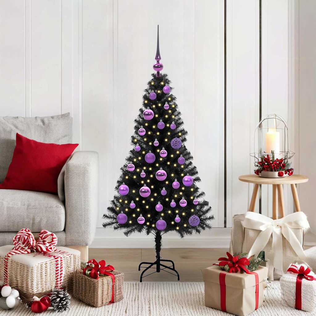 Christmas Tree Black 120 cm PVC