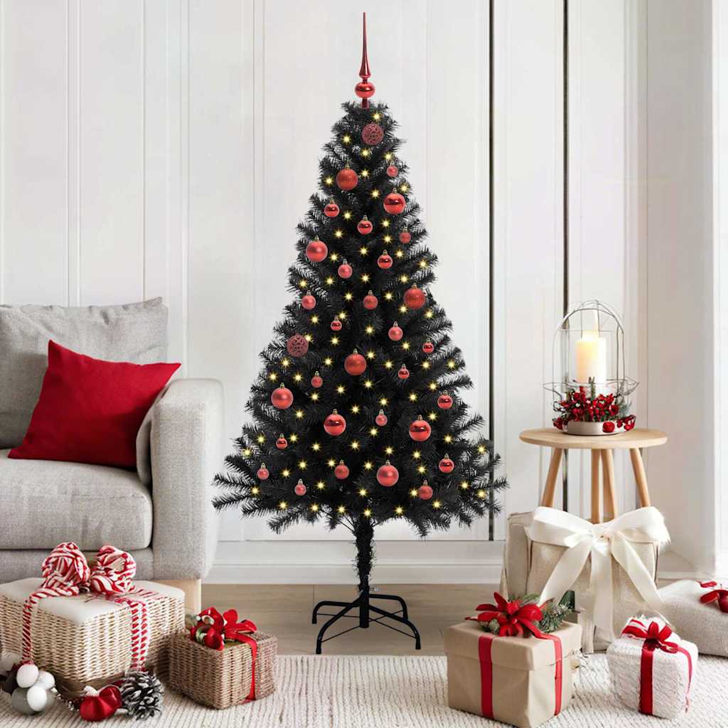 Christmas Tree Black 150 cm PVC