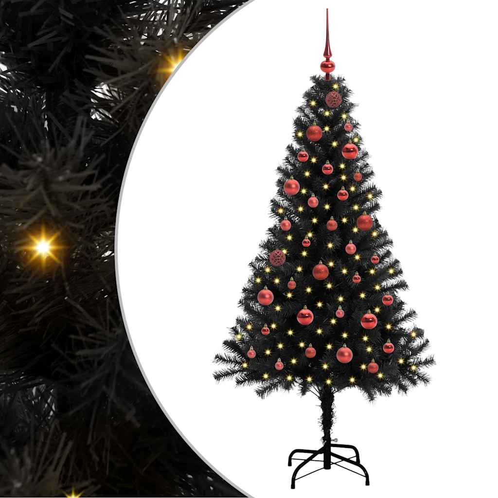 Christmas Tree Black 150 cm PVC