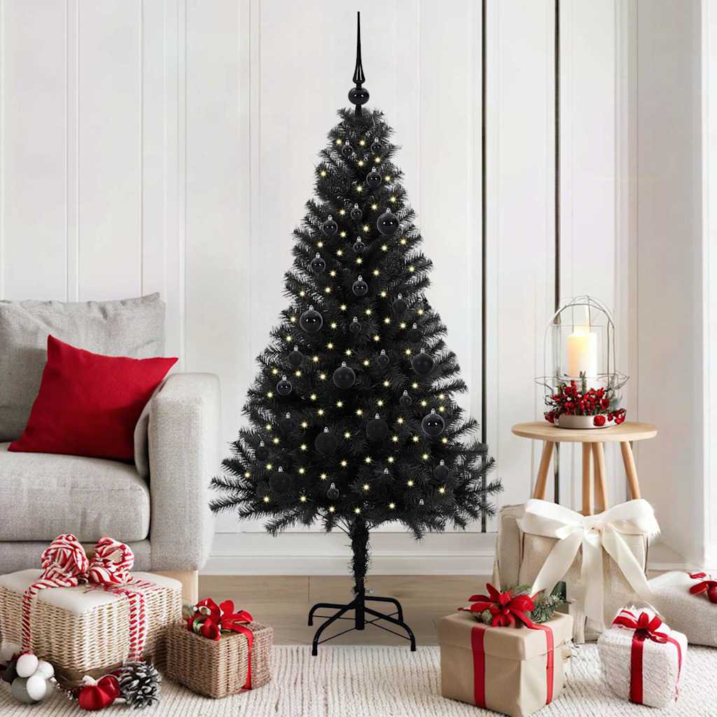 Christmas Tree Black 150 cm PVC