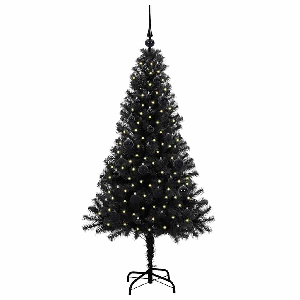 Christmas Tree Black 150 cm PVC