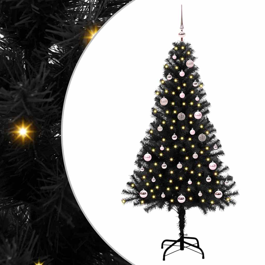 Christmas Tree Black 150 cm PVC