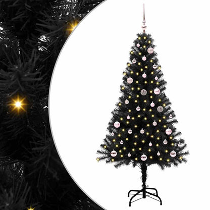 Christmas Tree Black 150 cm PVC