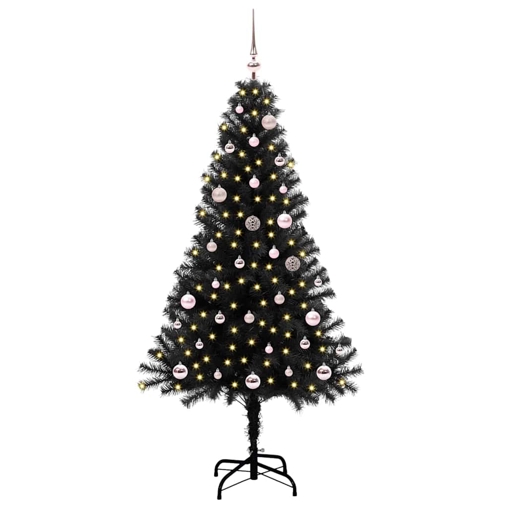 Christmas Tree Black 150 cm PVC